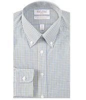 Gold Label Roundtree & Yorke Big & Tall Non-Iron Button-Down Collar Grid Checked Dress Shirt