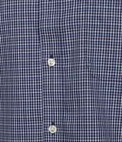 Gold Label Roundtree & Yorke Big & Tall Non-Iron Long Sleeve Small Check Sport Shirt