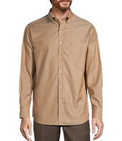 Gold Label Roundtree & Yorke Big & Tall Non-Iron Long Sleeve Solid Twill Sport Shirt