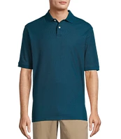 Gold Label Roundtree & Yorke Big & Tall Non-Iron Short Sleeve Solid Pique Polo Shirt
