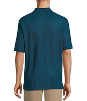 Gold Label Roundtree & Yorke Big & Tall Non-Iron Short Sleeve Solid Pique Polo Shirt