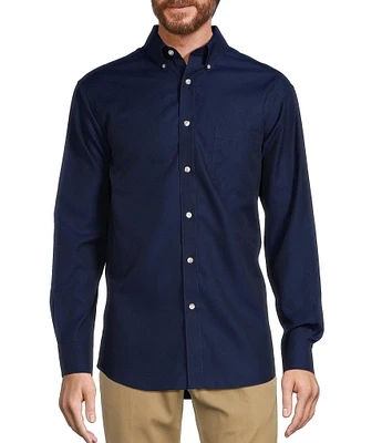 Gold Label Roundtree & Yorke Big & Tall Non-Iron Solid Dobby Sport Shirt