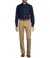 Gold Label Roundtree & Yorke Big & Tall Non-Iron Solid Dobby Sport Shirt
