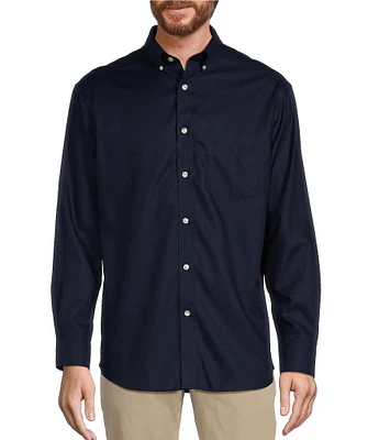 Gold Label Roundtree & Yorke Big & Tall Non-Iron Solid Dobby Sport Shirt