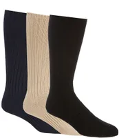 Gold Label Roundtree & Yorke Casual Crew Socks 3-Pack