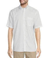 Gold Label Roundtree & Yorke Full Fit Non-Iron Button Down Collar Short Sleeve Oxford Sport Shirt