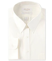 Gold Label Roundtree & Yorke Full-Fit Non-Iron Point-Collar Solid Dress Shirt