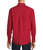 Gold Label Roundtree & Yorke Non-Iron Long Sleeve Checked Sport Shirt