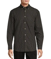 Gold Label Roundtree & Yorke Non-Iron Long Sleeve Checked Sport Shirt