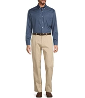 Gold Label Roundtree & Yorke Non-iron Long Sleeve Diamond Print Sport Shirt
