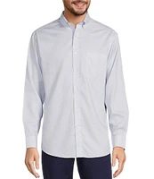 Gold Label Roundtree & Yorke Non-Iron Long Sleeve Geo Dot Print Sport Shirt