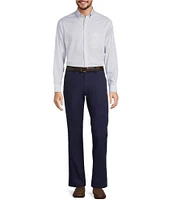 Gold Label Roundtree & Yorke Non-Iron Long Sleeve Geo Dot Print Sport Shirt