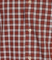 Gold Label Roundtree & Yorke Non-Iron Long Sleeve Plaid Sport Shirt