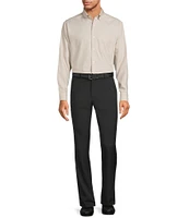 Gold Label Roundtree & Yorke Non-Iron Long Sleeve Micro Houndstooth Dobby Sport Shirt