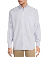 Gold Label Roundtree & Yorke Non-Iron Long Sleeve Micro Houndstooth Dobby Sport Shirt