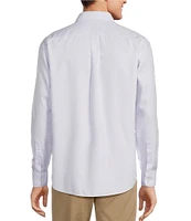 Gold Label Roundtree & Yorke Non-Iron Long Sleeve Micro Houndstooth Dobby Sport Shirt