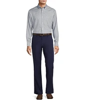 Gold Label Roundtree & Yorke Non-Iron Long Sleeve Star Print Sport Shirt