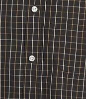 Gold Label Roundtree & Yorke Non-Iron Long Sleeve Windowpane Sport Shirt