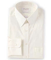 Gold Label Roundtree & Yorke Slim Fit Non-Iron Point Collar Solid Dress Shirt