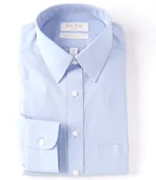 Gold Label Roundtree & Yorke Slim Fit Non-Iron Point Collar Solid Dress Shirt