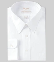 Gold Label Roundtree & Yorke Slim Fit Non-Iron Point Collar Solid Dress Shirt