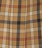 Gold Label Roundtree & Yorke Non-Iron Twill Long Sleeve Multi Plaid Sport Shirt