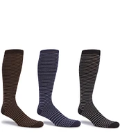 Gold Label Roundtree & Yorke Patterned Assorted Over-the-Calf Dress Socks 3-Pack