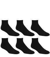 Gold Label Roundtree & Yorke Quarter Athletic Socks 6-Pack