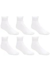 Gold Label Roundtree & Yorke Quarter Athletic Socks 6-Pack