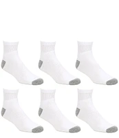 Gold Label Roundtree & Yorke Quarter Athletic Socks 6-Pack