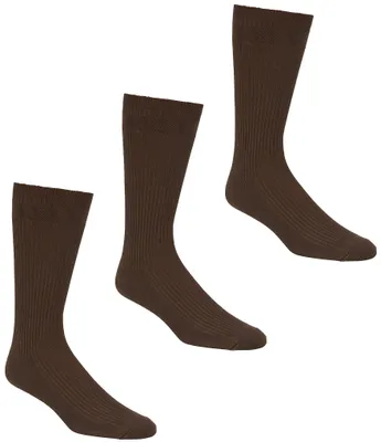 Gold Label Roundtree & Yorke Relaxed-Top Socks 3-Pack