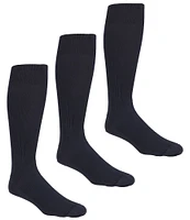 Gold Label Roundtree & Yorke Rib Over-the-Calf Socks 3-Pack