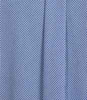Gold Label Roundtree & Yorke Slim Fit Non-Iron Short Sleeve Geo Print Sport Shirt