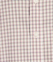 Gold Label Roundtree & Yorke Slim Fit Non-Iron Short Sleeve Small Plaid Sport Shirt