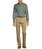 Gold Label Roundtree & Yorke Slim Fit Non-Iron Solid Dobby Sport Shirt