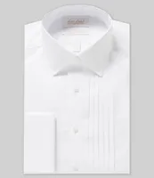 Gold Label Roundtree & Yorke Slim-Fit Non-Iron Spread Collar French Cuff Tuxedo Dress Shirt