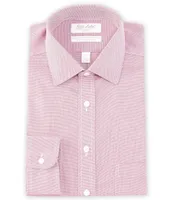 Gold Label Roundtree & Yorke Slim Fit Non-Iron Spread Collar Textured Dobby Dress Shirt