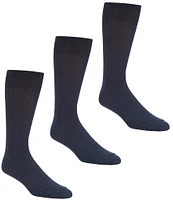 Gold Label Roundtree & Yorke Solid Crew Dress Socks 3-Pack