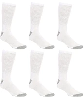 Gold Label Roundtree & Yorke Sport Performance Crew Athletic Socks 6-Pack