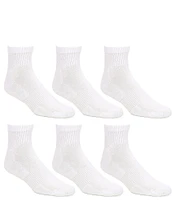 Gold Label Roundtree & Yorke Sport Quarter Athletic Socks 6-Pack