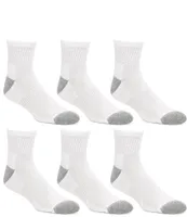 Gold Label Roundtree & Yorke Sport Quarter Athletic Socks 6-Pack