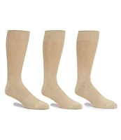 Gold Label Roundtree & Yorke Textured Microfiber Crew Dress Socks