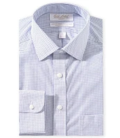 Gold Label Roundtree & Yorke William Slim Fit Non-Iron Spread Collar Diamond Print Dress Shirt