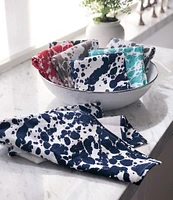 Golden Rabbit Cotton Swirl Kitchen Towels, Set of 2
