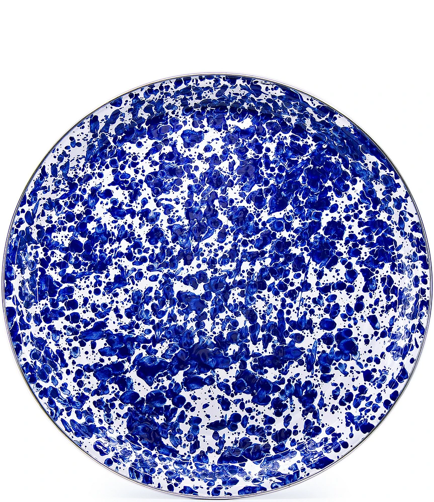 Golden Rabbit Enamelware Swirl Tray