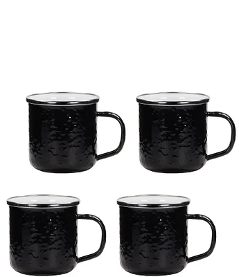 Golden Rabbit Enamelware Solid Texture Adult Mugs