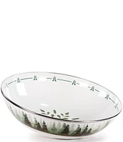 Golden Rabbit Forest Glen Serving Bowl