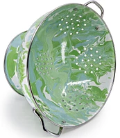 Golden Rabbit Enamelware Marbled Modern Monet Colander