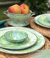 Golden Rabbit Enamelware Marbled Modern Monet Colander