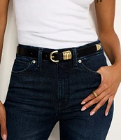 Good American 0.88#double; Slim 5-Ring Belt